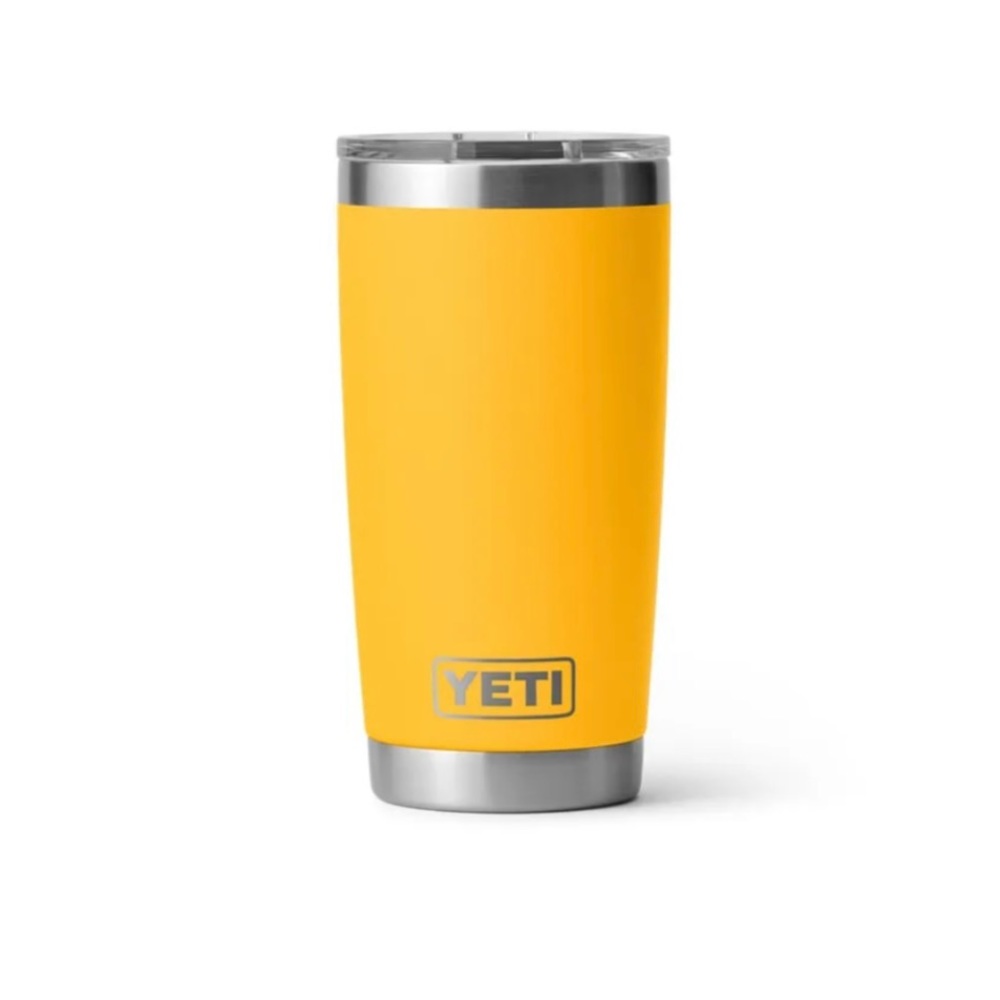 Yeti 20oz alpine yellow tumbler. Never used. Perfect condition.